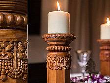 Karu ☘ Temple Pillar Lights { Wood } ☘ 6